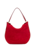 Oskan Soft Hobo, &pound;350, Handbags, Red, Suede, Back view